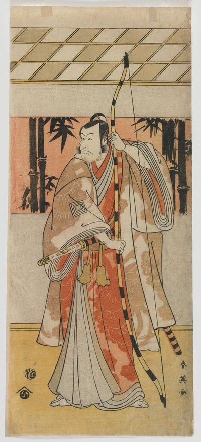 De Acteur Sawamura Sojuro III, Edo-periode, midden jaren 1790 door Katsukawa Shun ei